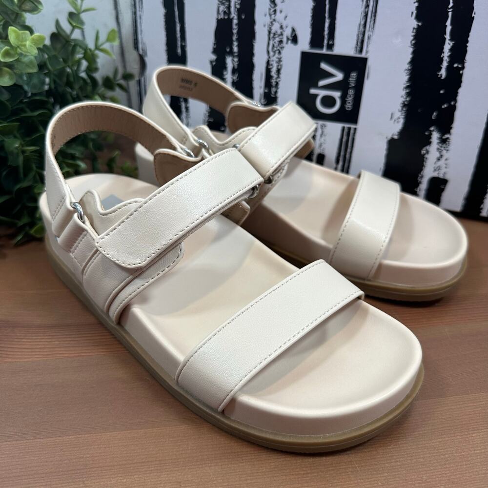 DV by Dolce Vita Women's Argyle Strap Sandals Size 6 - Picture 3 of 8